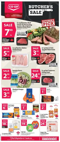 Un aperçu du dépliant Co-op Food weekly flyer / circulaire du magasin Co-op Food est valide à partir 30 avr. 2026