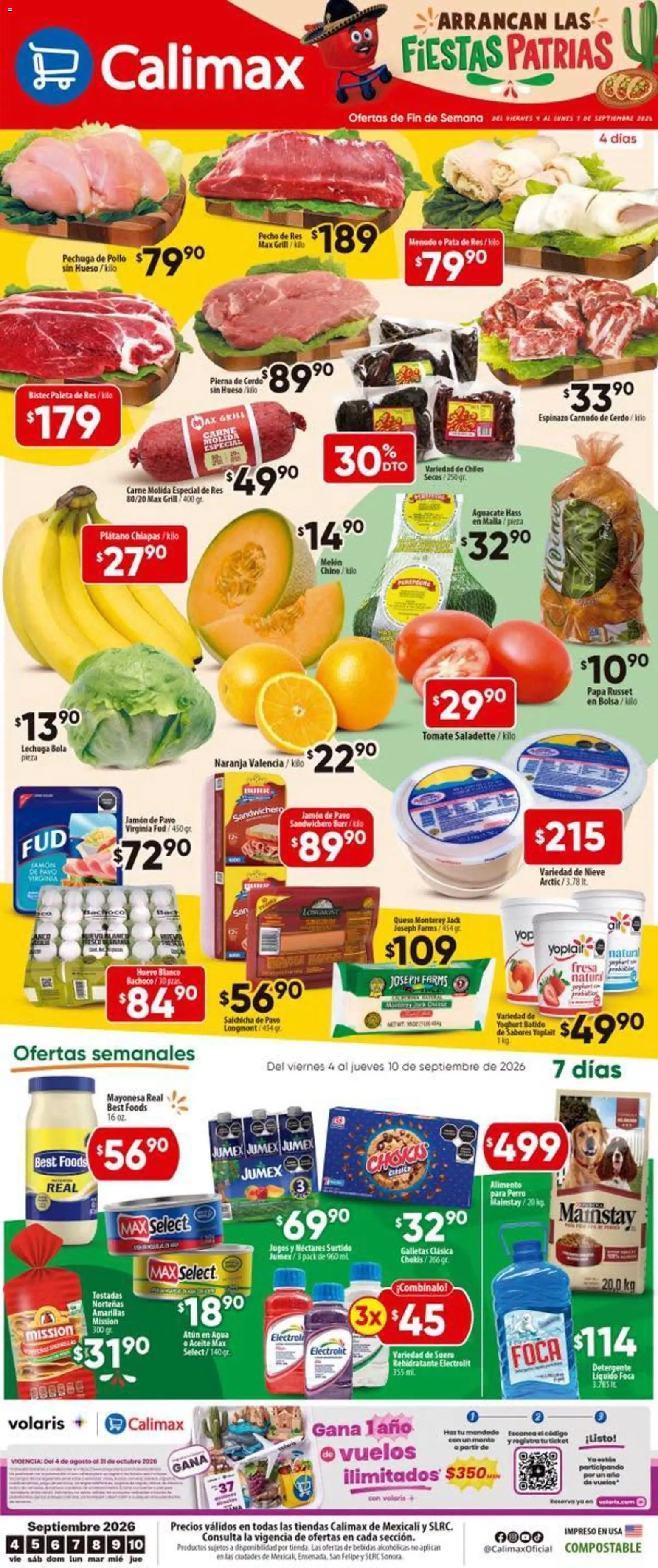 Vista previa las ofertas de la tienda Calimax - Calimax folleto desde el 04/09/2026 