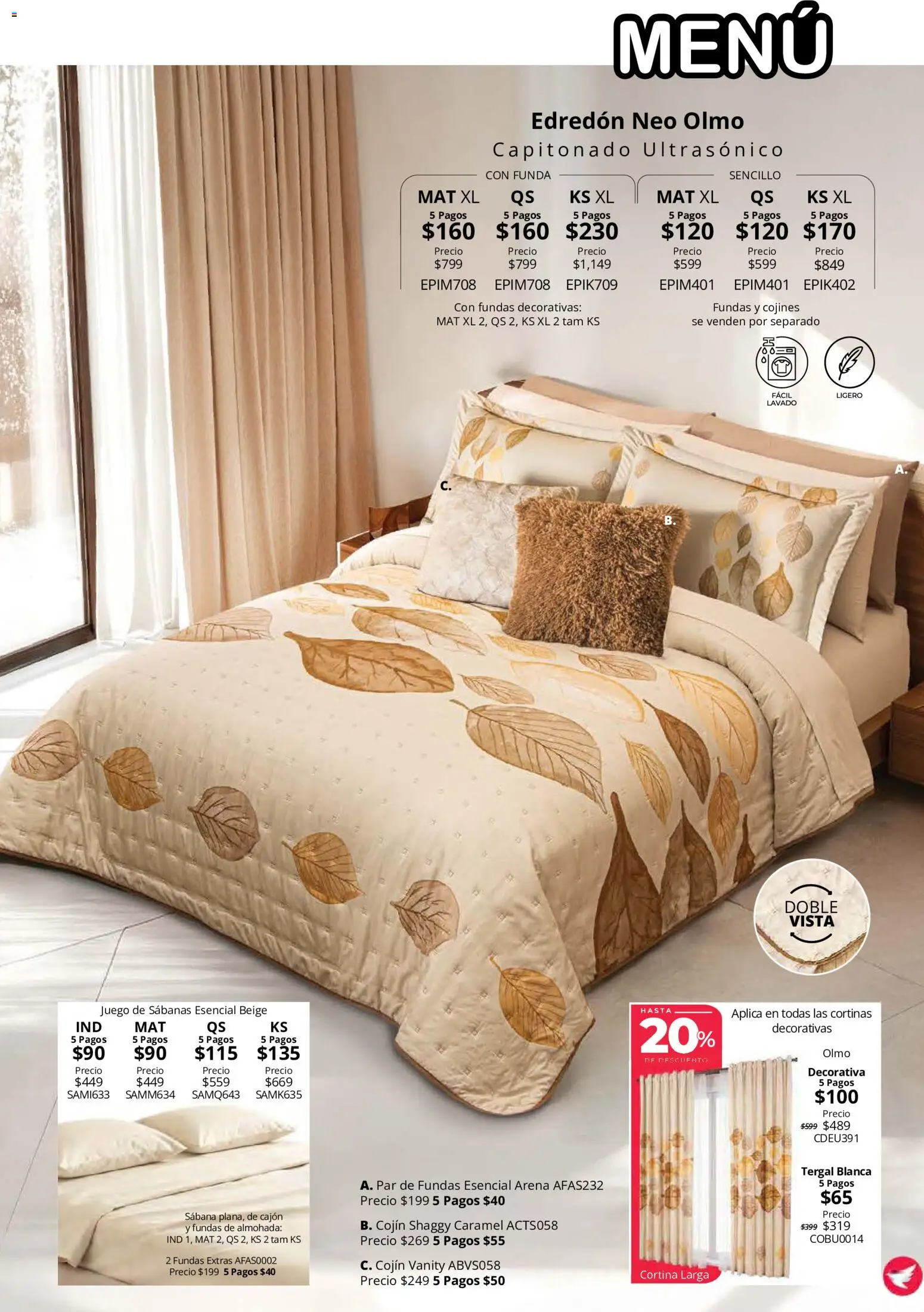 Vista previa las ofertas de la tienda Colchas Concord - Colchas Concord catálogo desde el 15/10/2026 