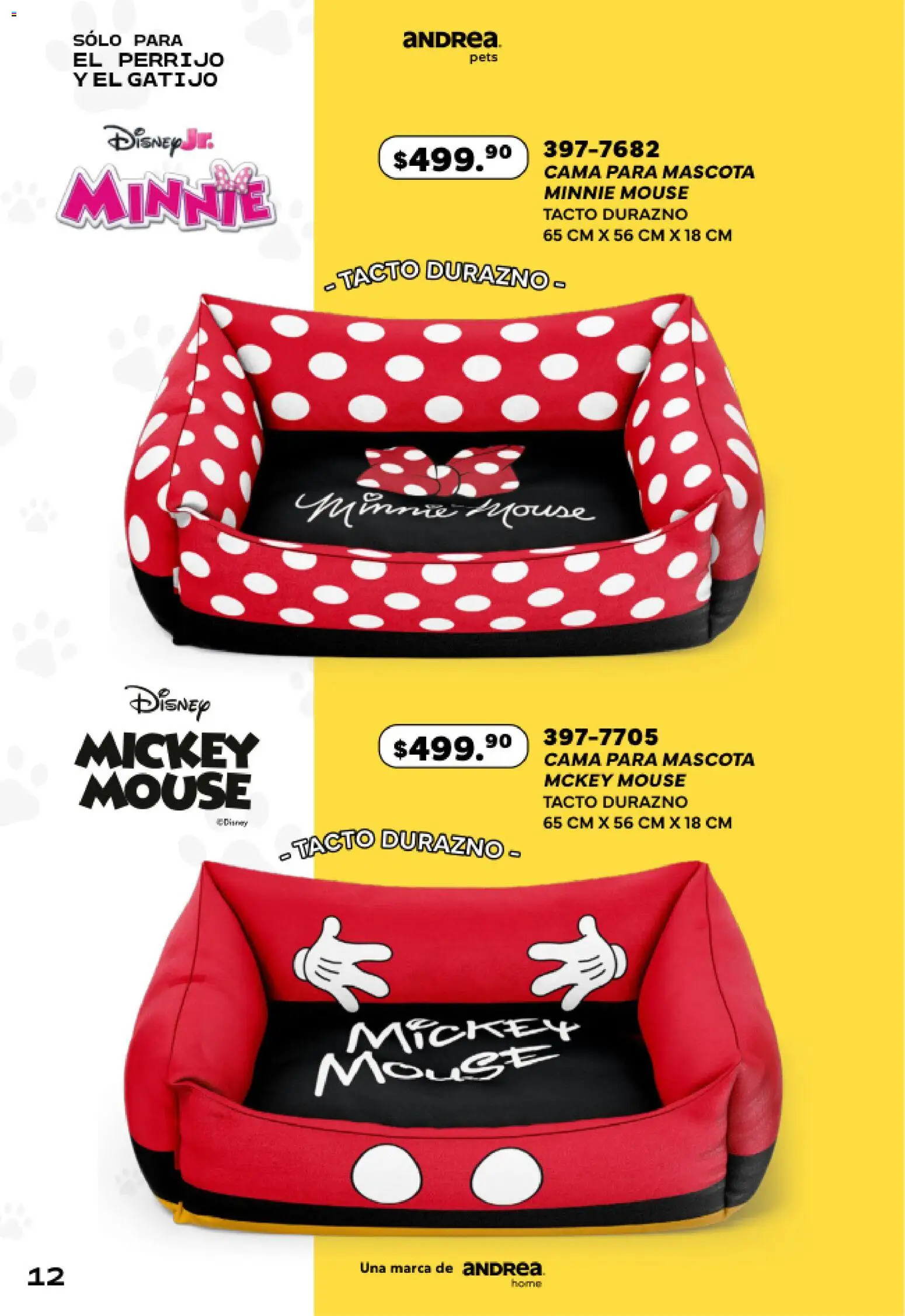 Vista previa las ofertas de la tienda Andrea - Andrea catálogo Pets desde el 24/05/2026 - Mouse, Durazno, Cama