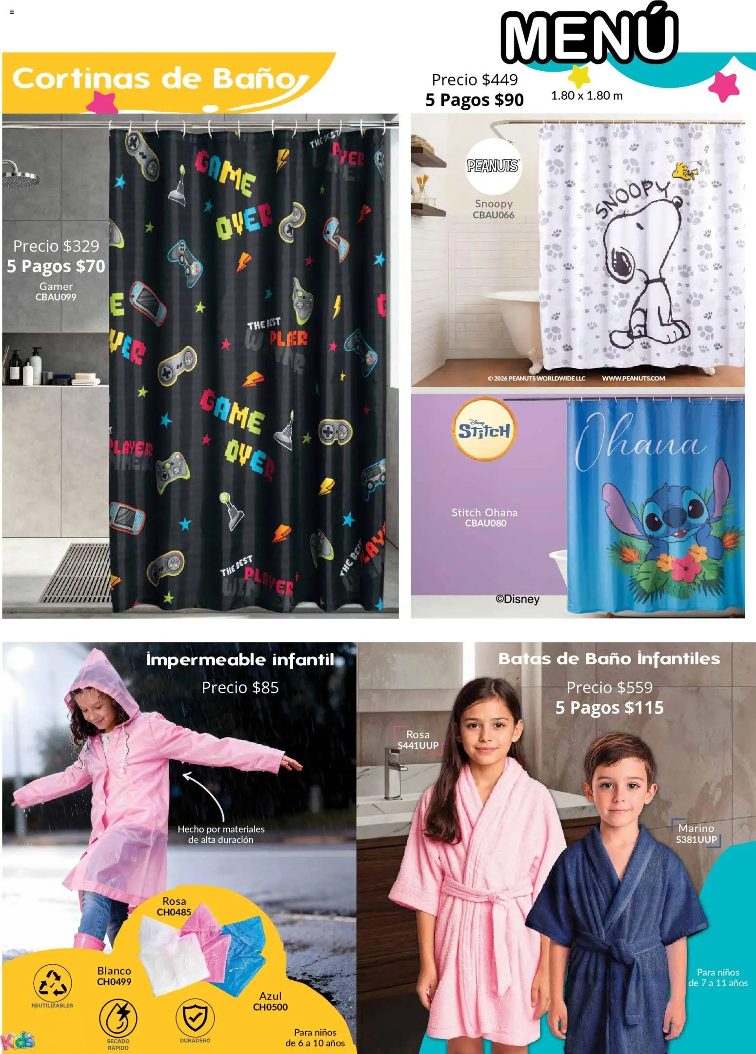 Vista previa las ofertas de la tienda Colchas Concord - Colchas Concord catálogo Colección Infantil desde el 01/08/2026 
