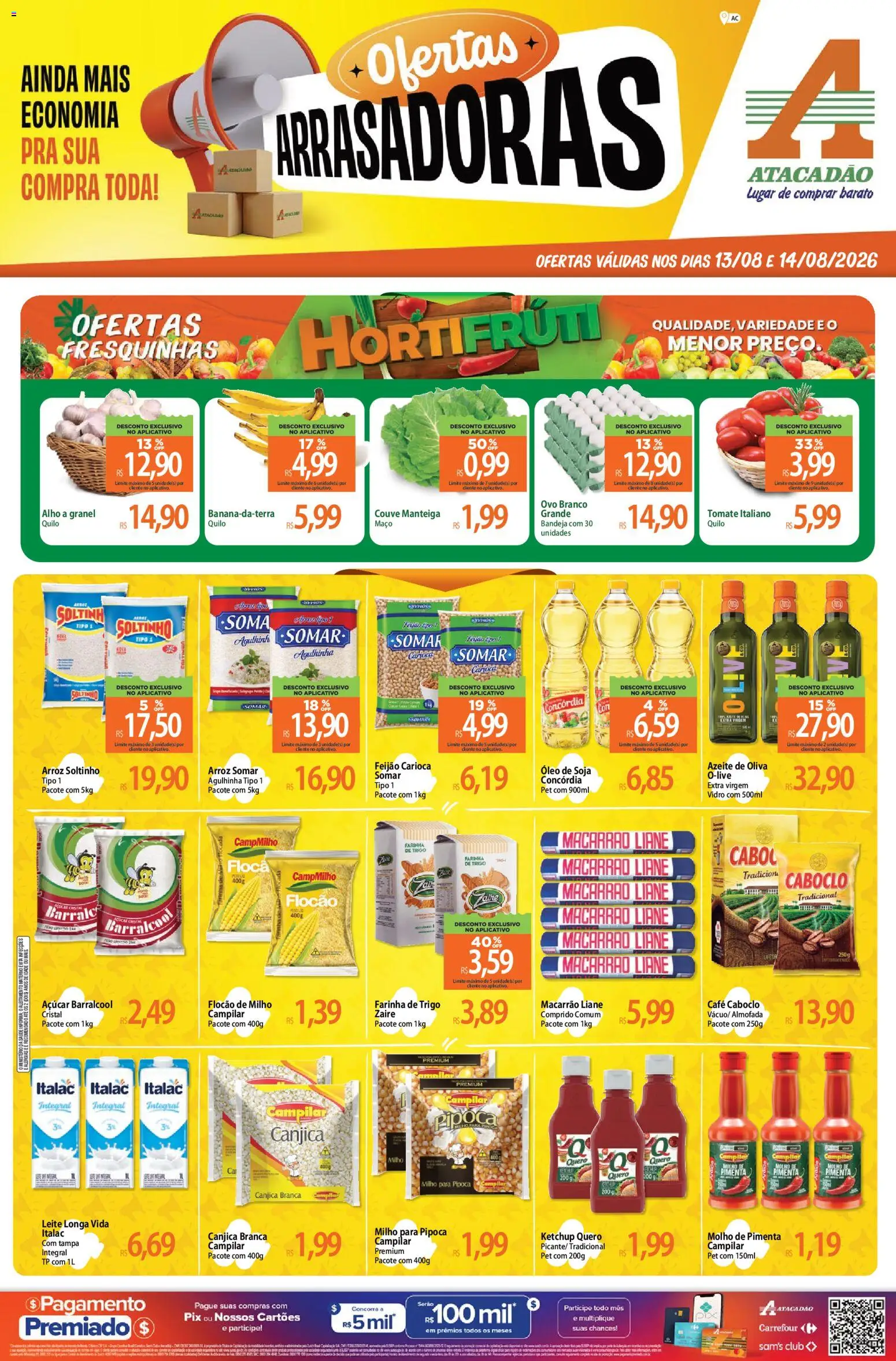 Pré-Visualização do folheto "Atacadão ofertas - AC" da loja Atacadão válido a partir de 13/08/2026