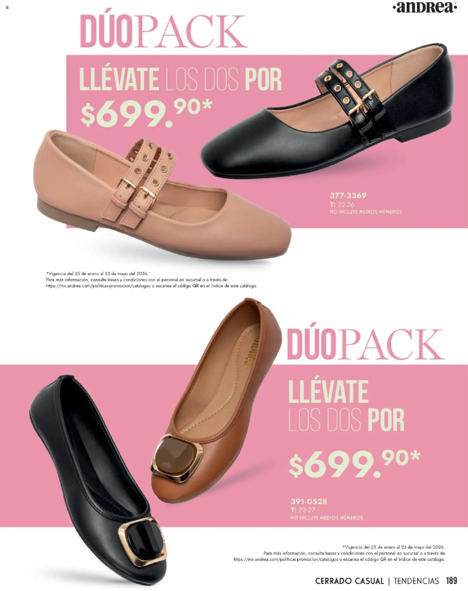 Vista previa las ofertas de la tienda Andrea - Catálogo Calzado Dama desde el 25/01/2026 
