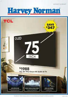 Preview of catalogue Harvey Norman Great Deals on TV's from shop Harvey Norman valid 8 Aug 2026