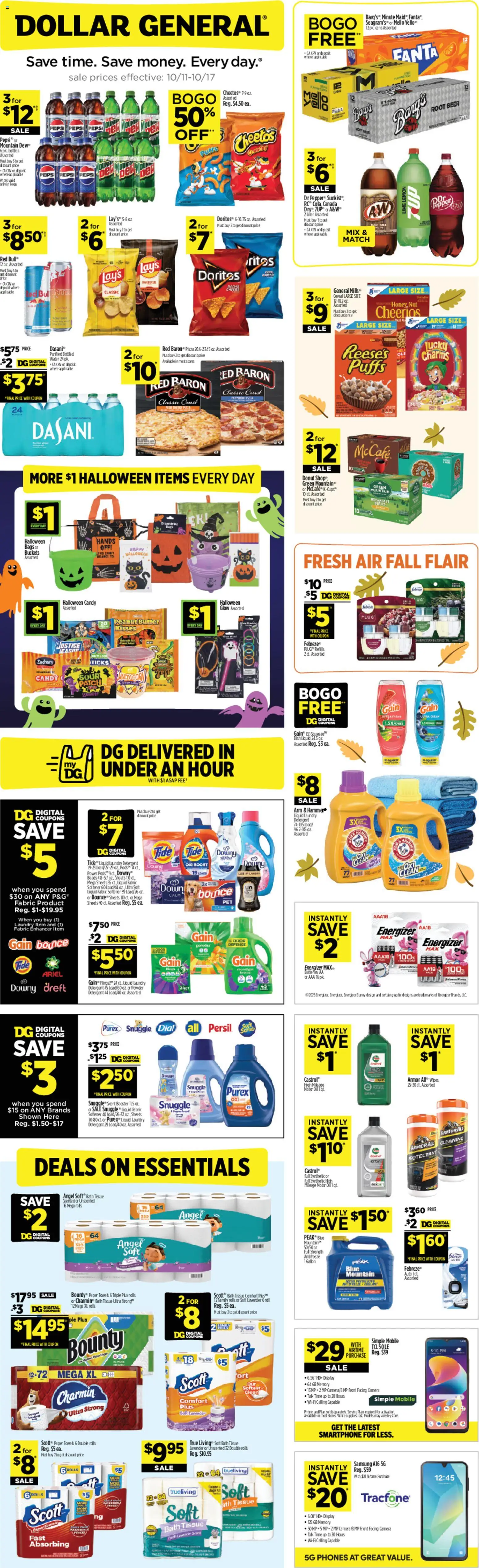 Ad Preview of Dollar General Dollar General Weekly Ad from 10/11/2026