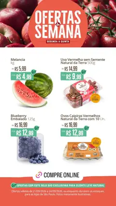 Pré-Visualização do folheto "Natural da Terra - Ofertas da semana" da loja Natural da Terra válido a partir de 21/09/2026