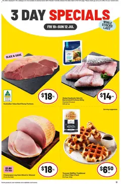 Preview of catalogue IGA 3 Day Specials - WA Medium Metro from shop IGA valid 10/07/2026