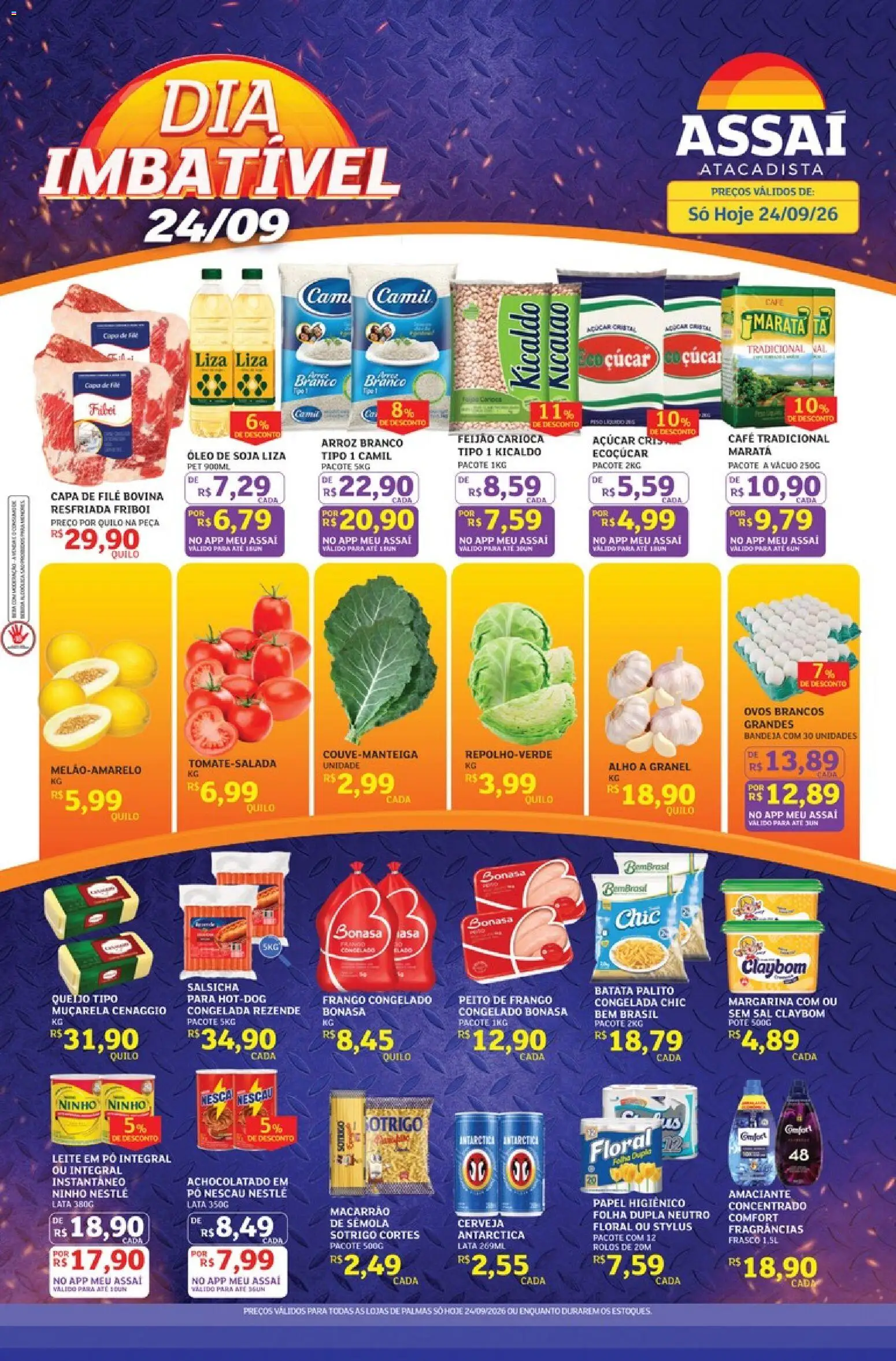 Pré-Visualização do folheto "Assaí Atacadista ofertas - TO" da loja Assaí Atacadista válido a partir de 24/09/2026