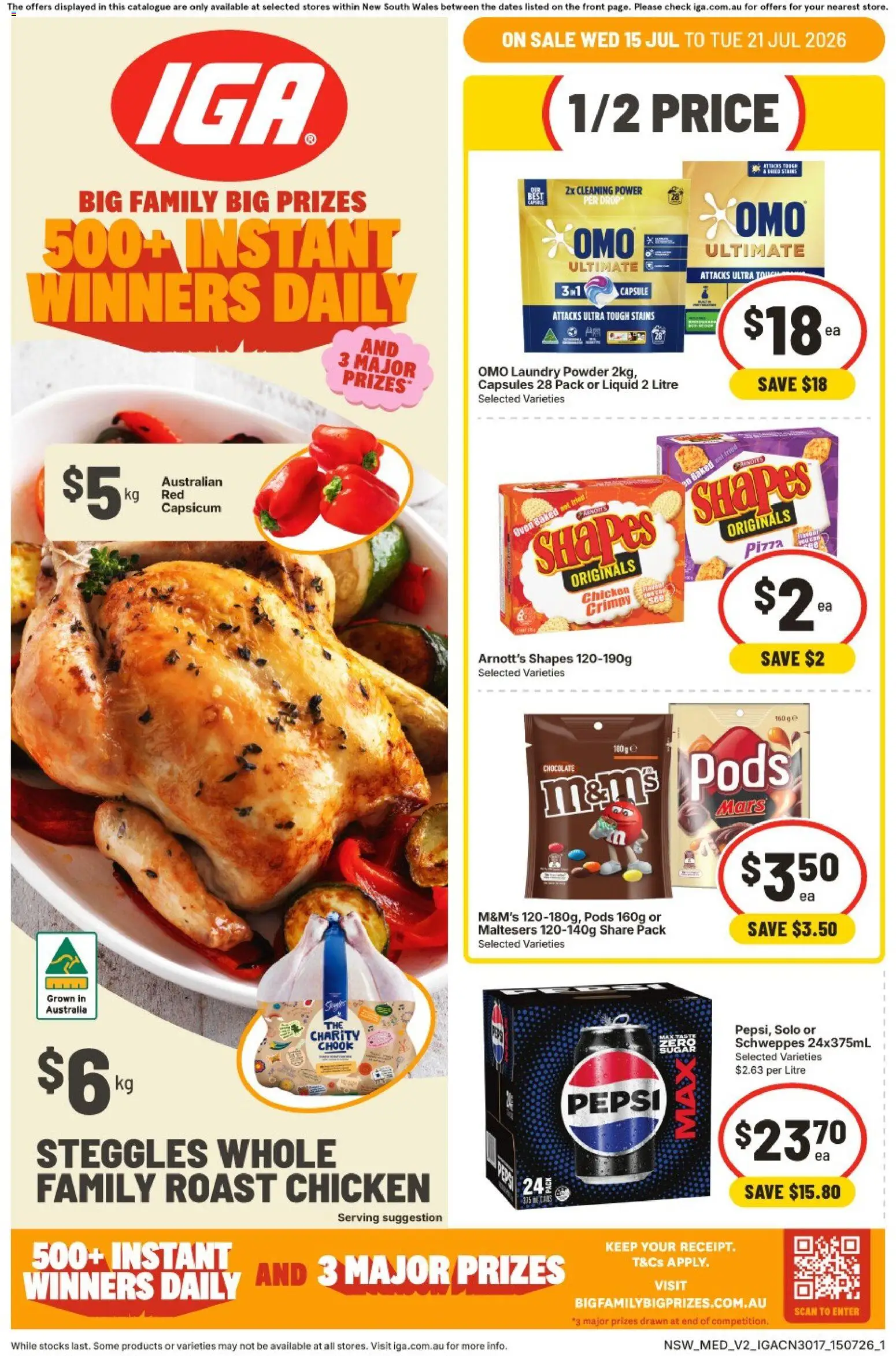Preview of catalogue IGA catalogue NSW Medium V2 from shop IGA valid 15/07/2026