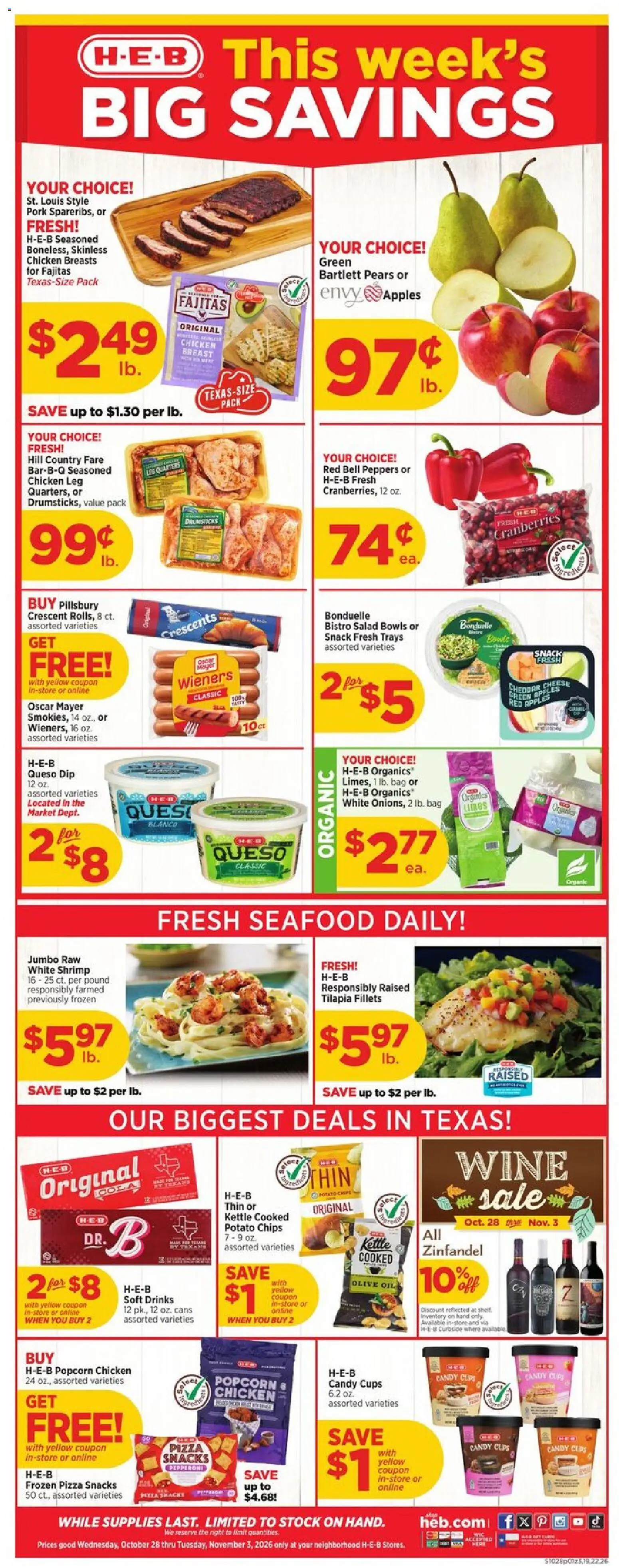 Ad Preview of H-E-B H-E-B Weekly Ad from 10/28/2026