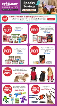 Preview of leaflet Petsmart - Weekend Flyer from shop Petsmart is valid from Oct 22, 2026