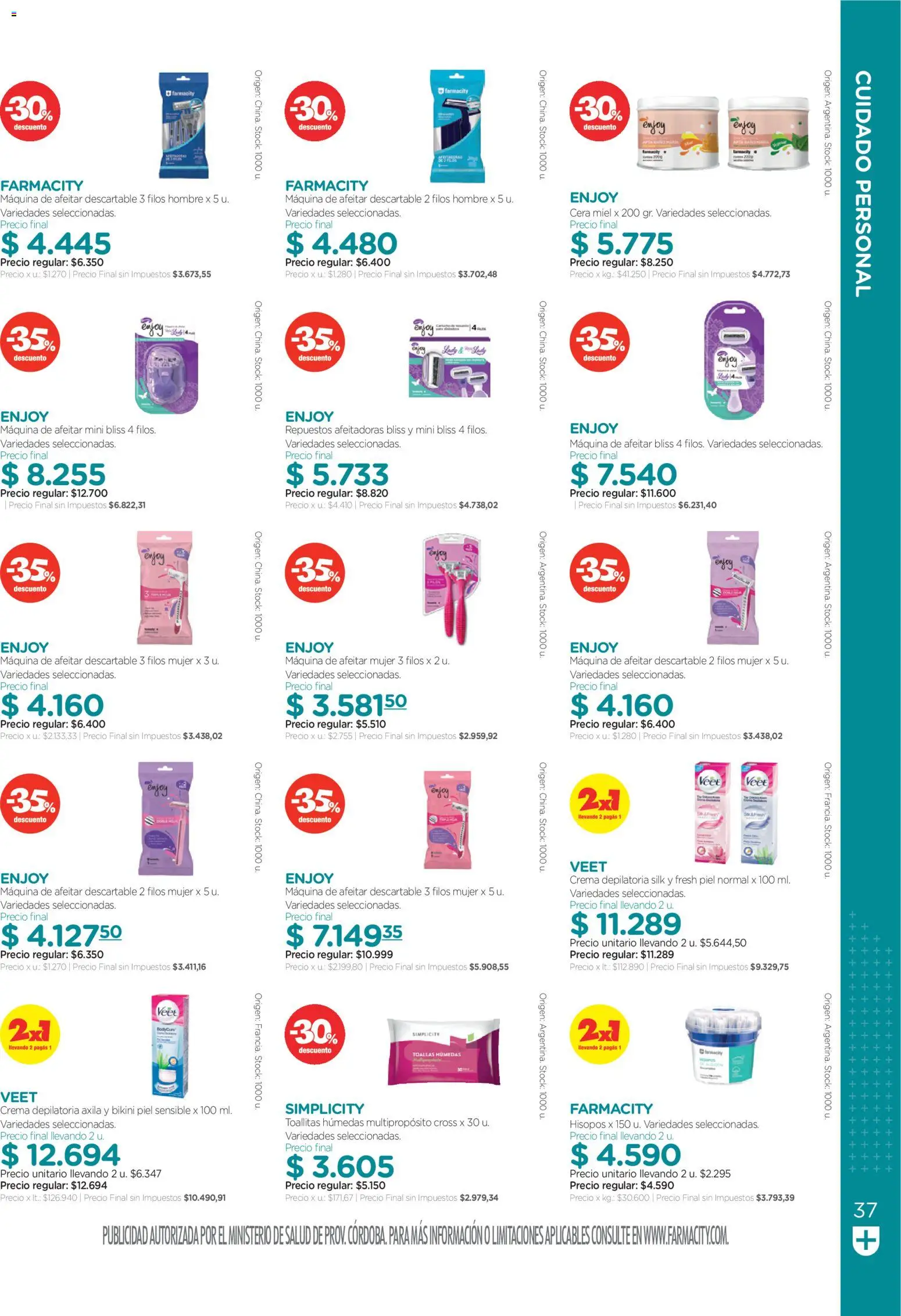 Vista previa del folleto de la tienda Farmacity válido desde el 01/10/2026 