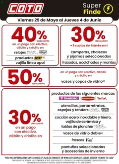 Vista previa del folleto de la tienda Coto válido desde el 29/05/2026 