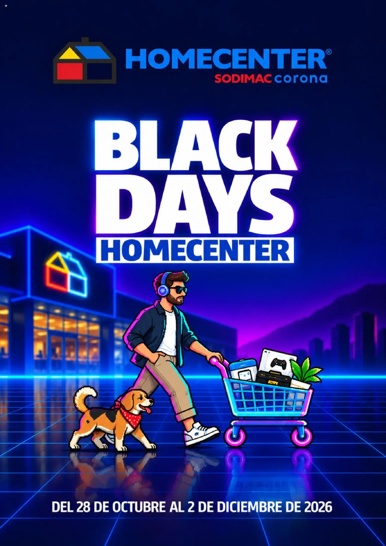  Vista previa del prospecto Homecenter Black Friday del almacen Homecenter válida del 28/10/2026 al 
