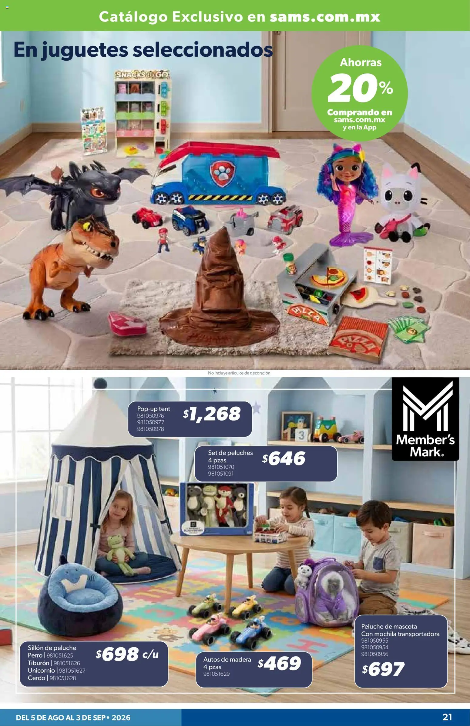 Vista previa las ofertas de la tienda Sam's Club - Sam's Club catálogo desde el 05/08/2026 