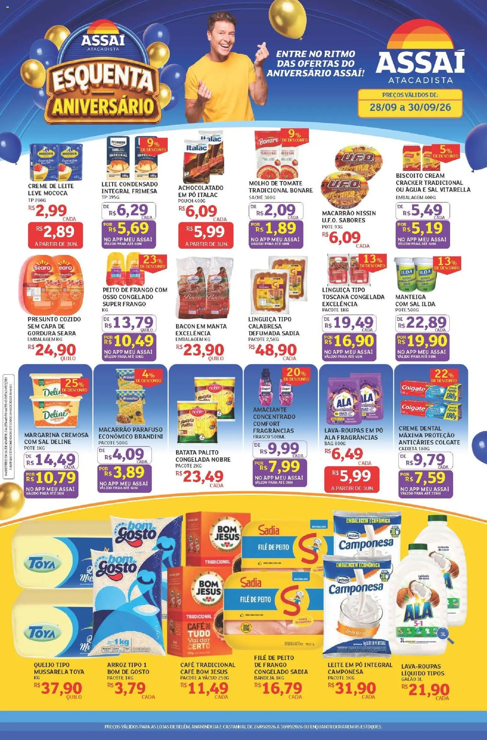 Pré-Visualização do folheto "Assaí Atacadista ofertas - PA" da loja Assaí Atacadista válido a partir de 28/09/2026