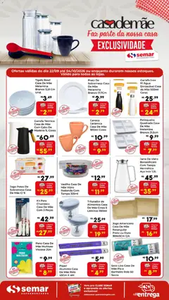 Pré-Visualização do folheto "Semar Supermercado ofertas Casa de Mãe" da loja Semar Supermercado válido a partir de 22/09/2026
