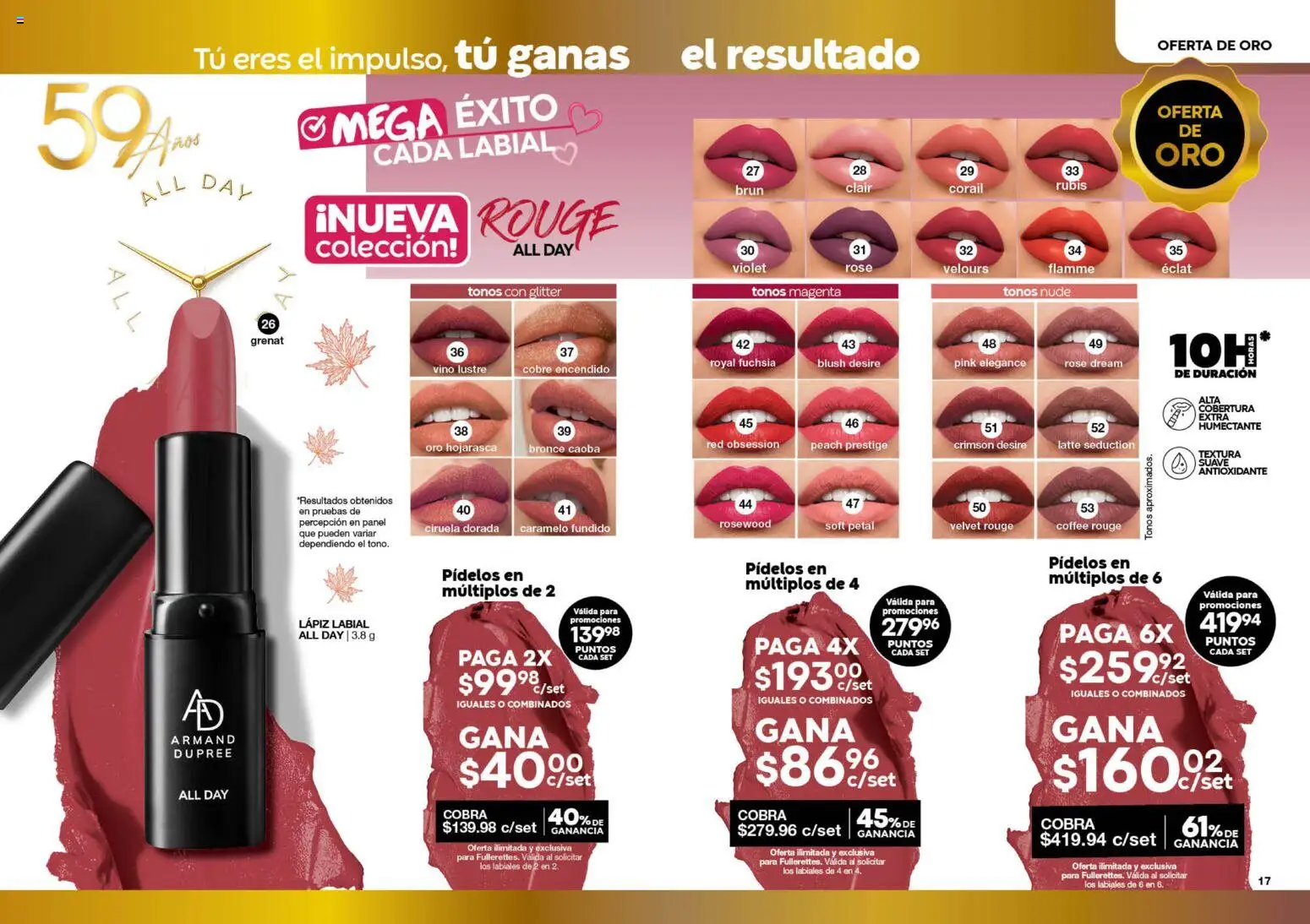 Vista previa las ofertas de la tienda Fuller - Fuller Gana Más 13 2026 desde el 30/09/2026 