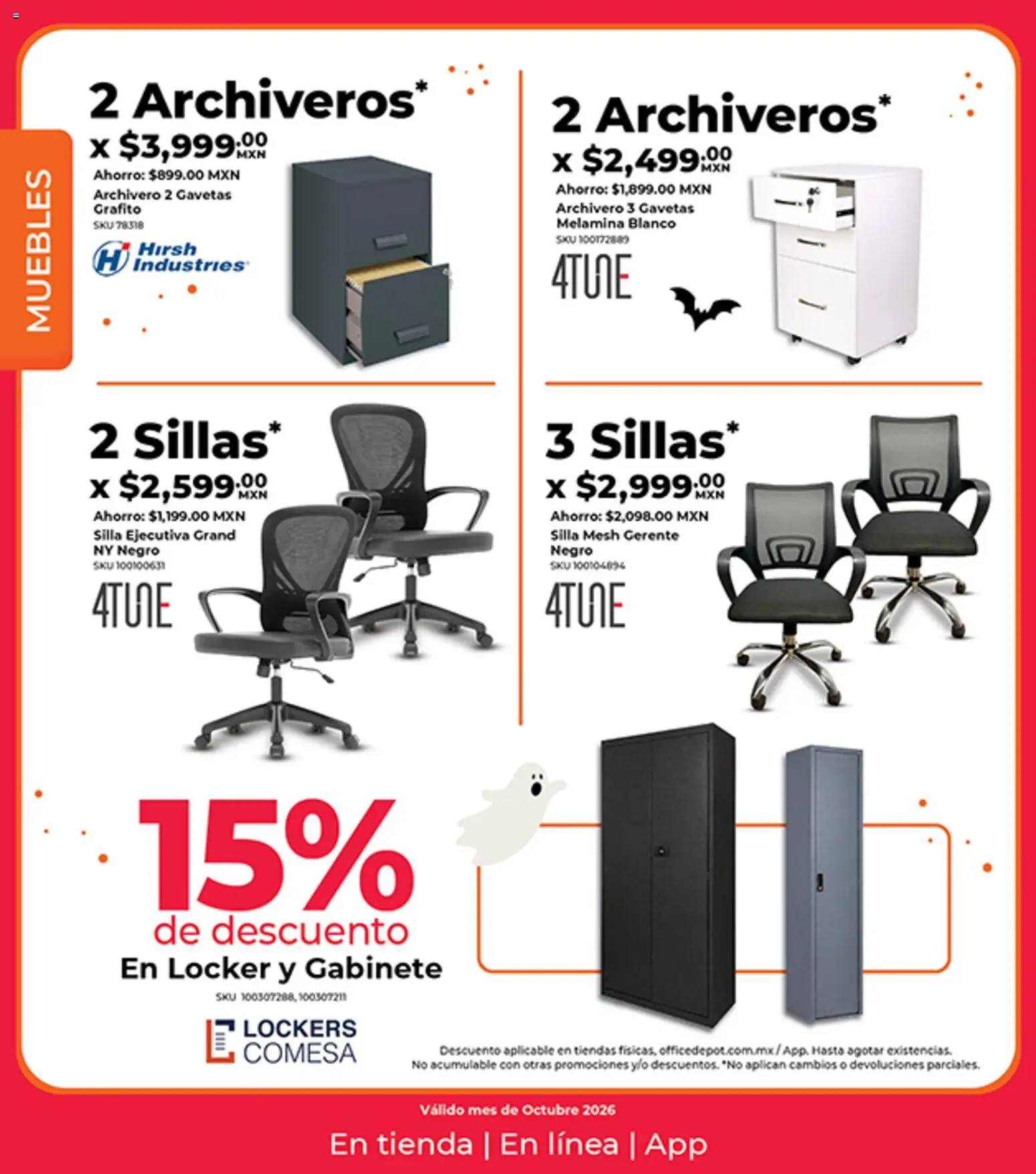 Vista previa las ofertas de la tienda Office Depot - Office Depot catálogo desde el 01/10/2026 