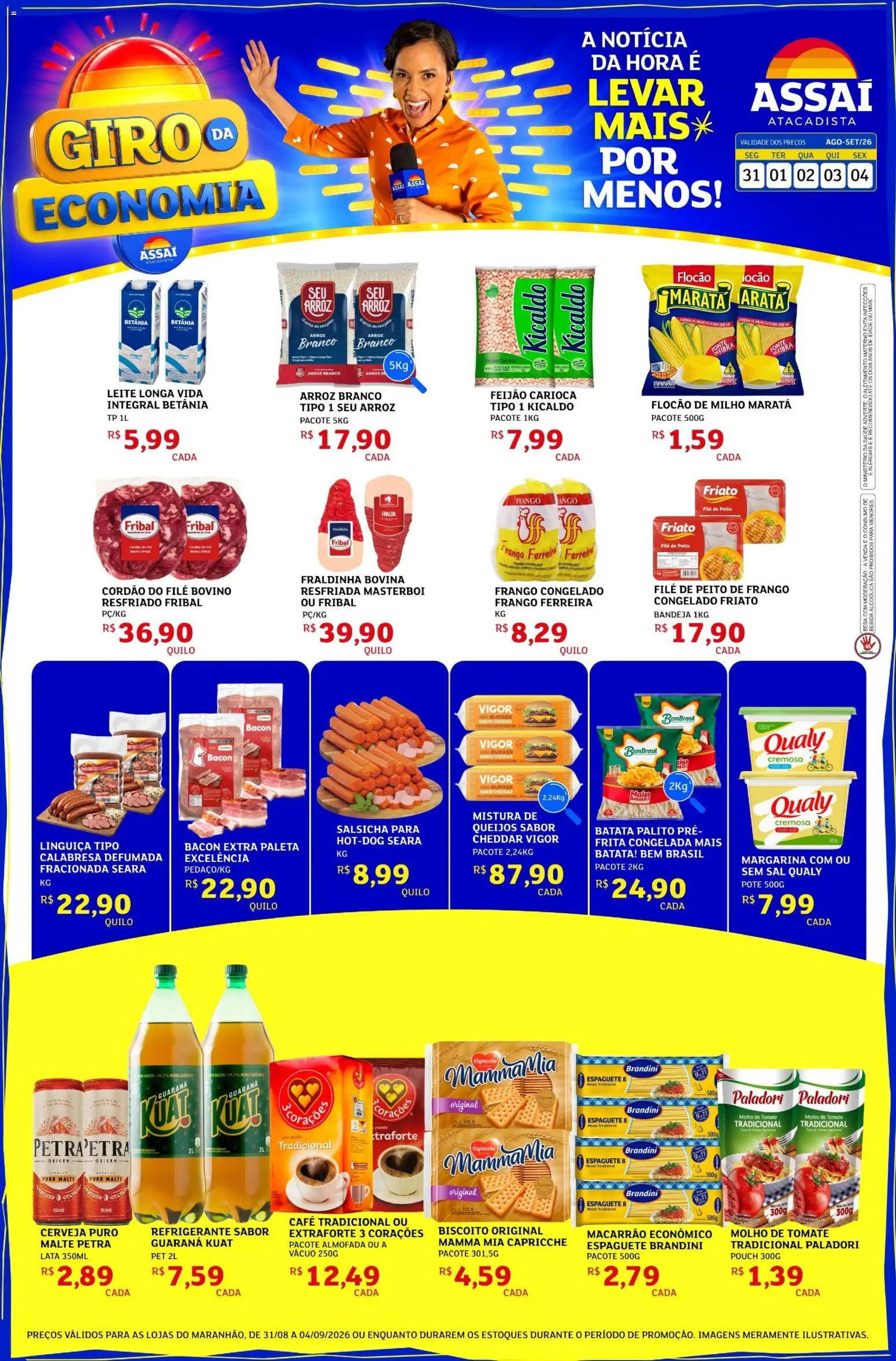 Pré-Visualização do folheto "Assaí Atacadista ofertas" da loja Assaí Atacadista válido a partir de 31/08/2026