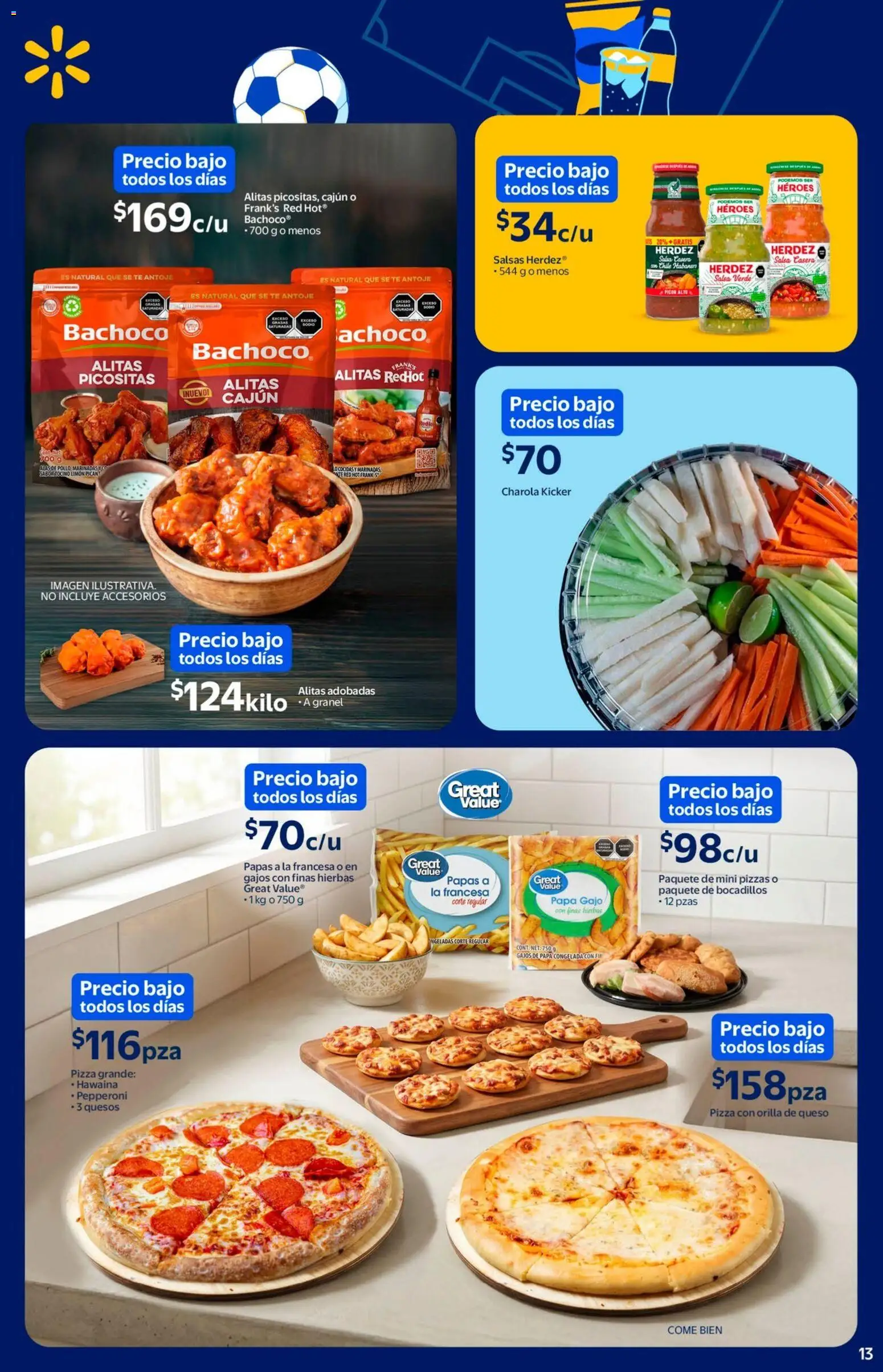 Vista previa las ofertas de la tienda Walmart - Walmart folleto El mejor doblete para papá desde el 11/05/2026 - Papa, Papas, Té, Chile, Limón, Queso, Salsas, Tocino