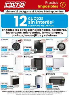 Vista previa del folleto de la tienda Coto válido desde el 28/08/2026 