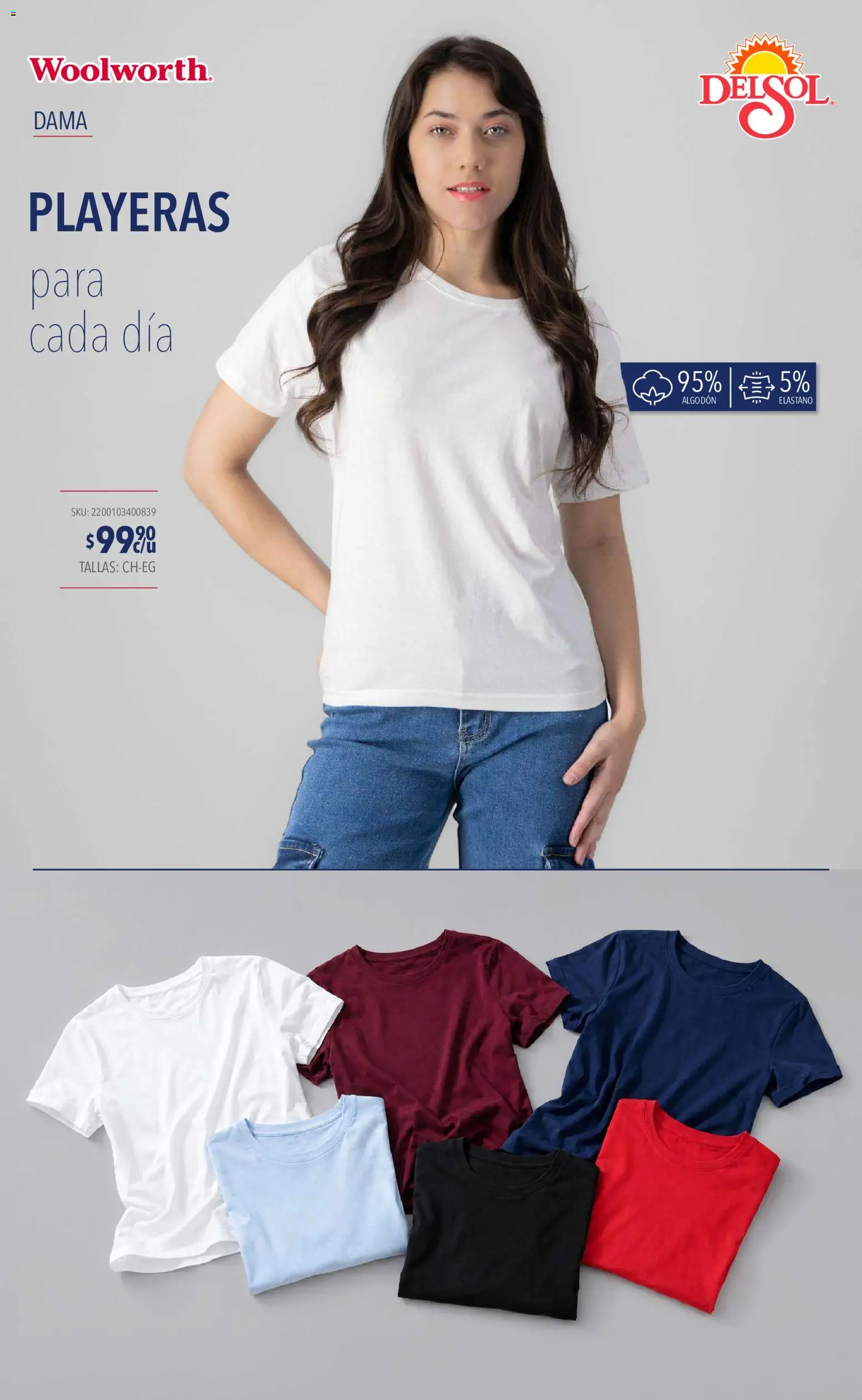 Vista previa las ofertas de la tienda Del Sol y Woolworth - Del Sol y Woolworth catálogo Moda Esenciales desde el 10/09/2026 