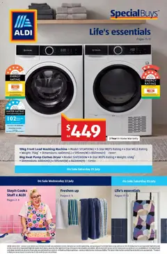 Preview of catalogue Aldi Special buys from shop Aldi valid 22/07/2026
