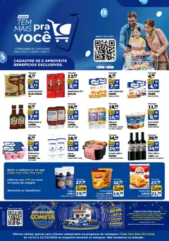 Pré-Visualização do folheto "Cometa Supermercados ofertas Clube Tem Mais Pra Você" da loja Cometa Supermercados válido a partir de 15/10/2026
