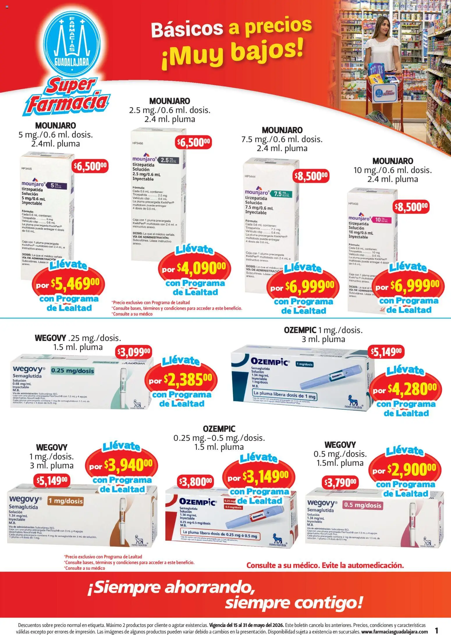 Vista previa las ofertas de la tienda Farmacia Guadalajara - Farmacia Guadalajara catálogo desde el 15/05/2026 