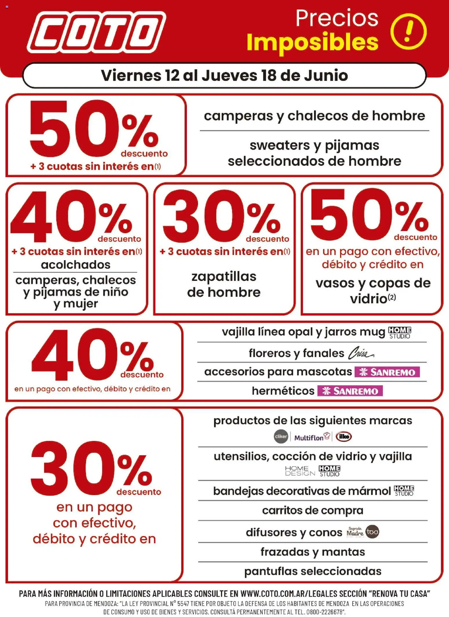 Vista previa del folleto de la tienda Coto válido desde el 12/06/2026 