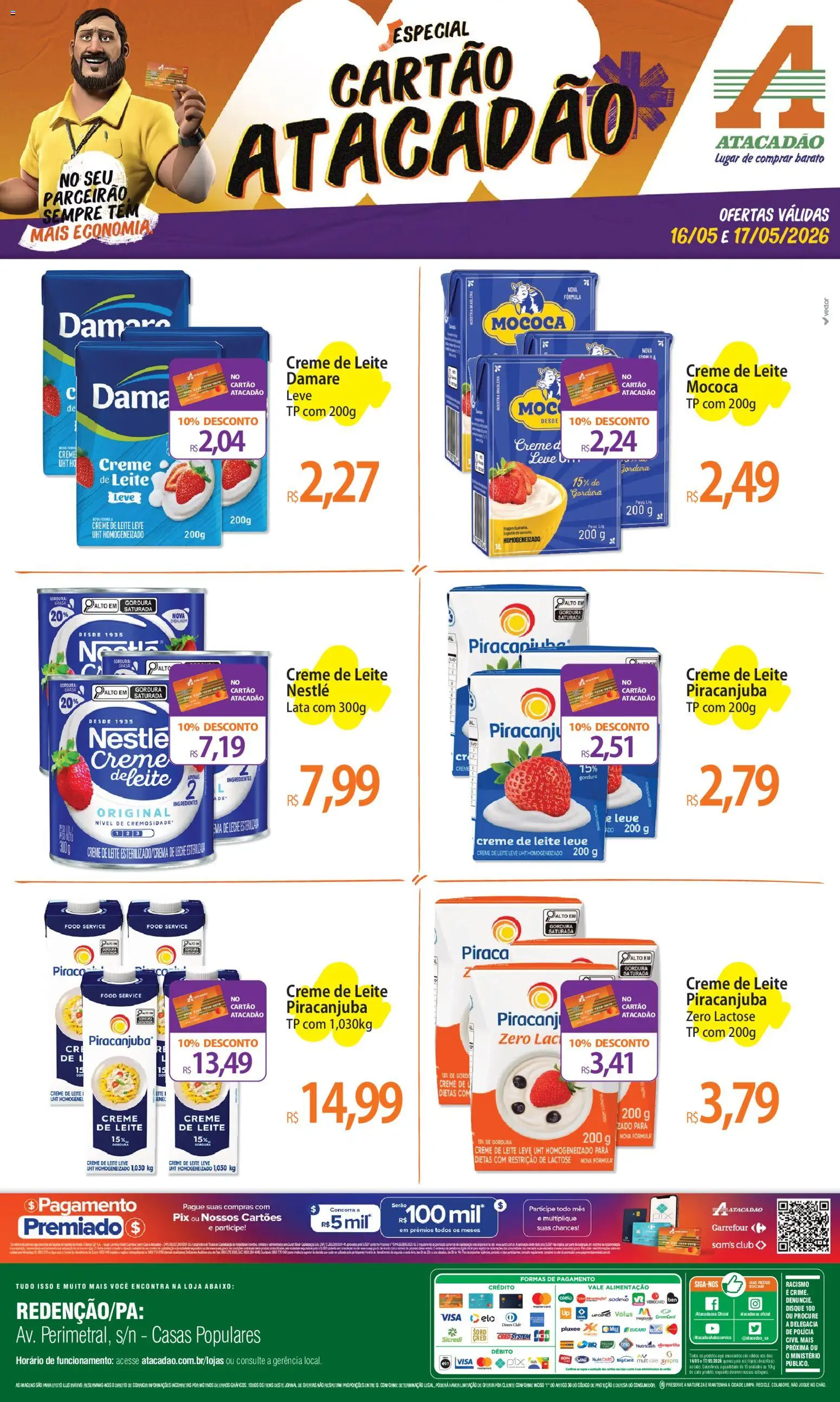 Pré-Visualização do folheto "Atacadão ofertas - PA" da loja Atacadão válido a partir de 16/05/2026