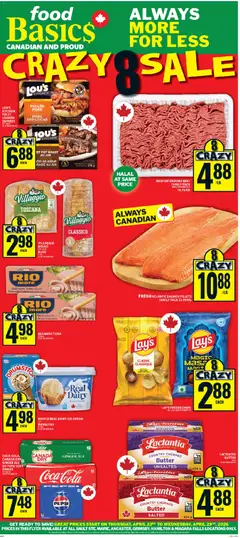 Un aperçu du dépliant Food Basics weekly flyer - Ancaster du magasin Food Basics est valide à partir 23 avr. 2026