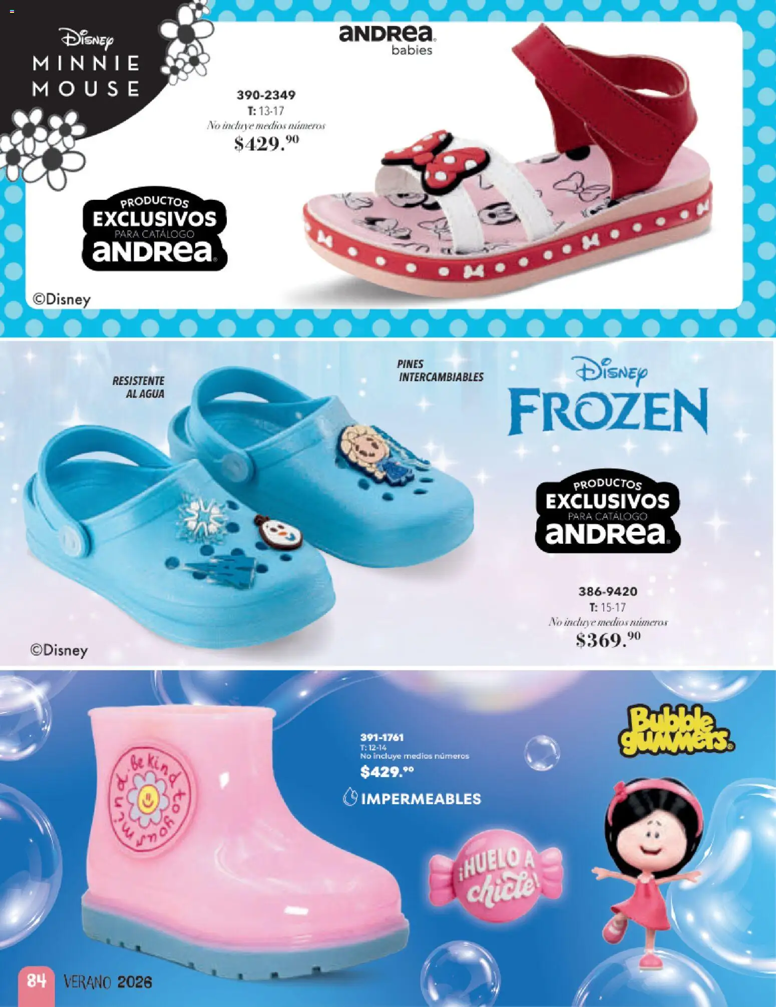 Vista previa las ofertas de la tienda Andrea - Andrea catálogo Infantil Baby desde el 24/05/2026 - Agua, Mouse, Chicle