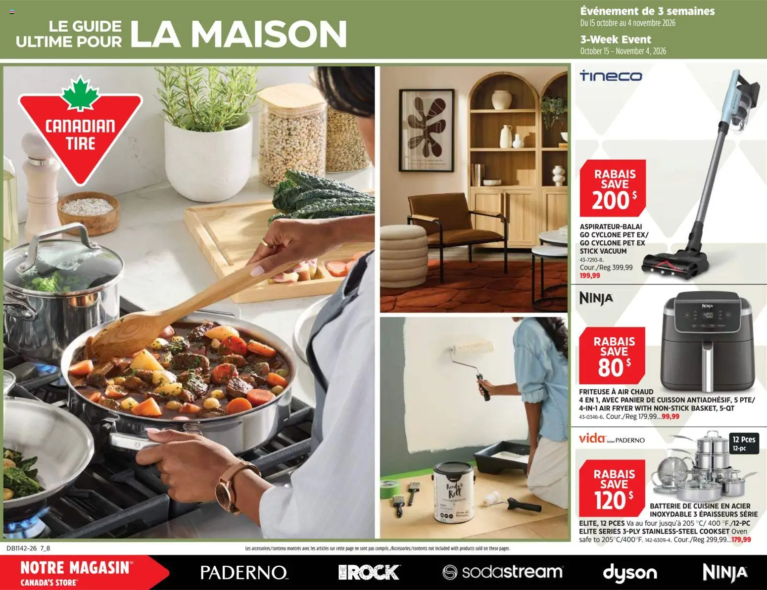 Preview of leaflet Canadian Tire circulaire - Le guide ultime pour la maison from shop Canadian Tire is valid from Oct 15, 2026