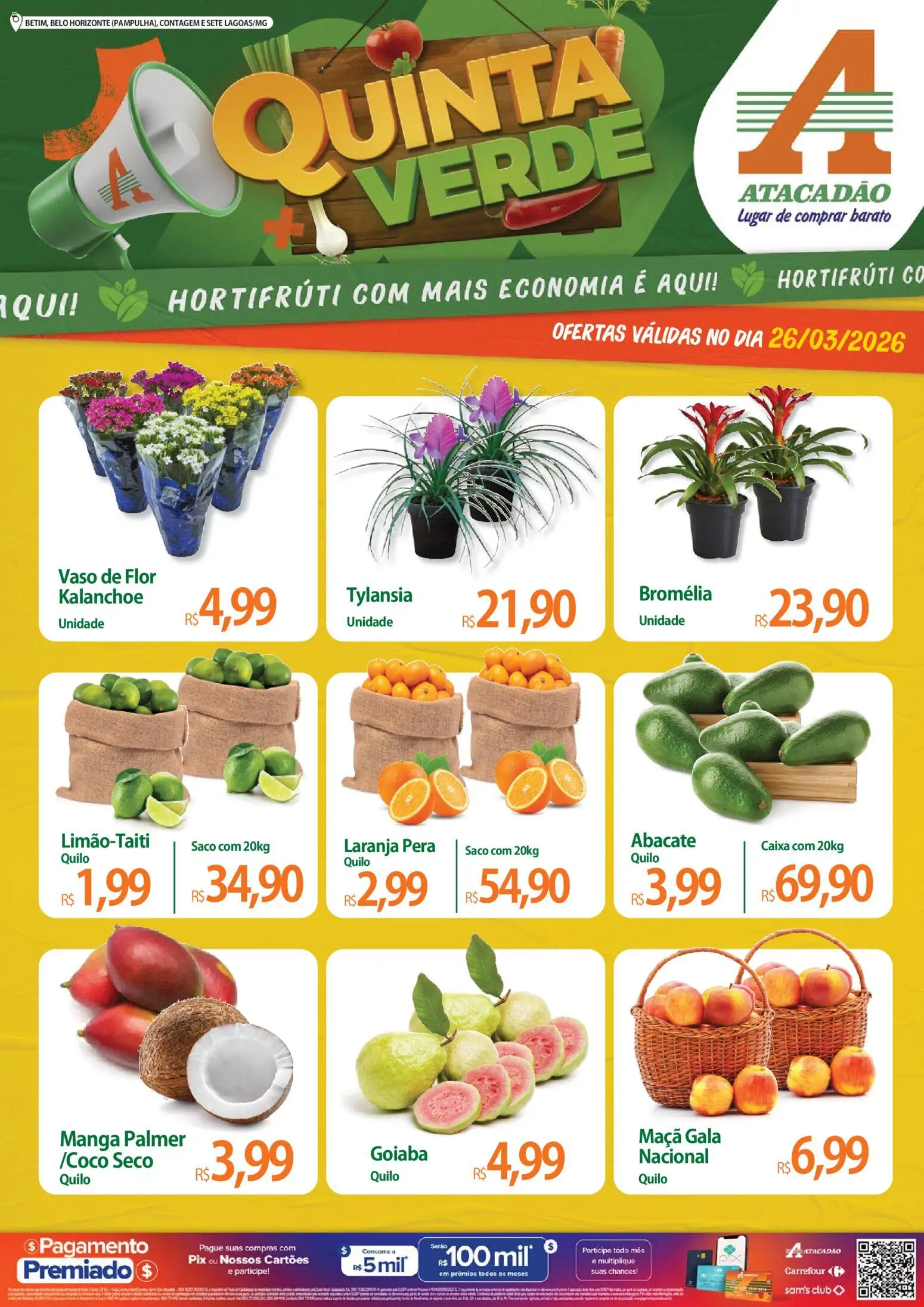 Folheto Atacadão Atacadão ofertas - MG de 26/03/2026