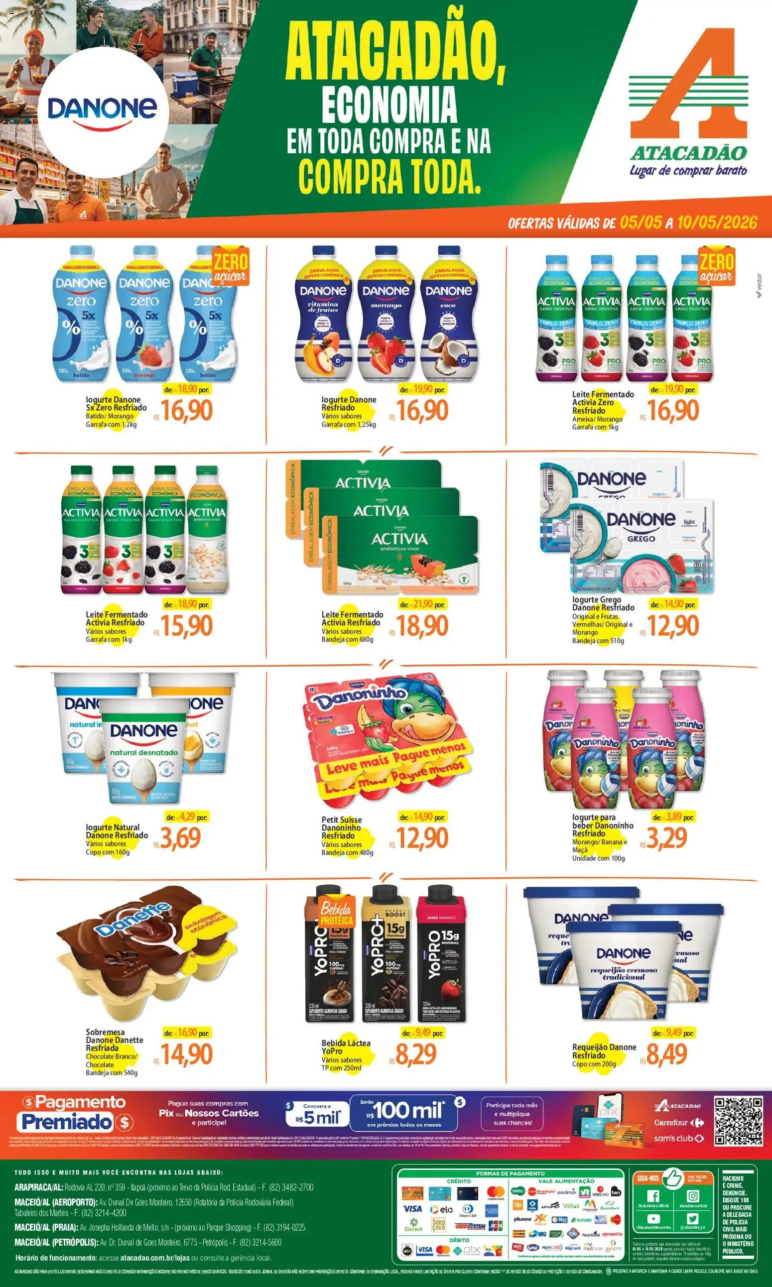Pré-Visualização do folheto "Atacadão ofertas - AL" da loja Atacadão válido a partir de 05/05/2026