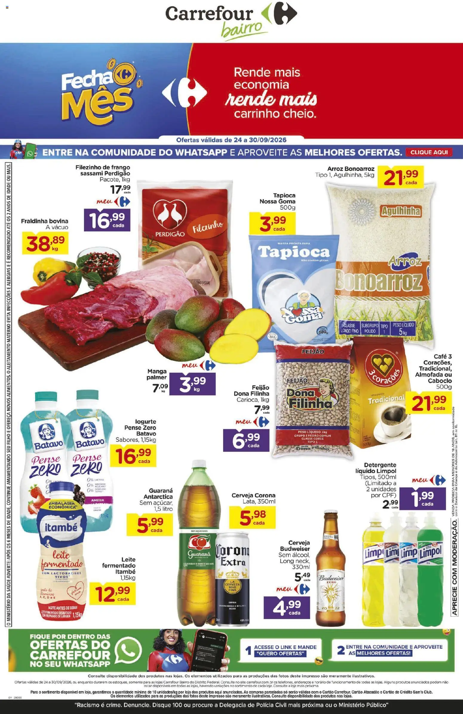 Pré-Visualização do folheto "Carrefour Bairro - Ofertas da semana" da loja Carrefour Bairro válido a partir de 24/09/2026