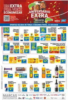 Pré-Visualização do folheto "Extra ofertas de Mercado Semanal" da loja Extra válido a partir de 02/06/2026