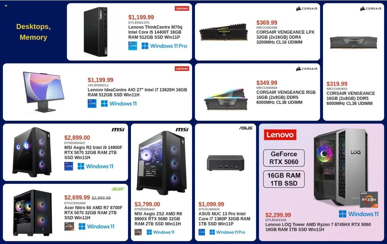 Preview of leaflet Canada Computers weekly flyer from shop Canada Computers is valid from Jul 10, 2026