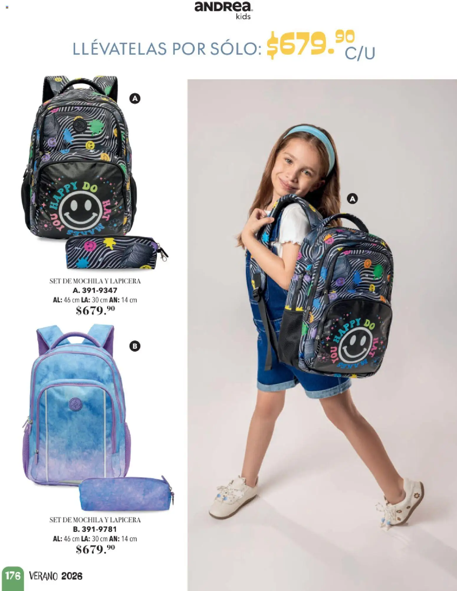 Vista previa las ofertas de la tienda Andrea - Andrea catálogo Infantil desde el 24/05/2026 - Mochila