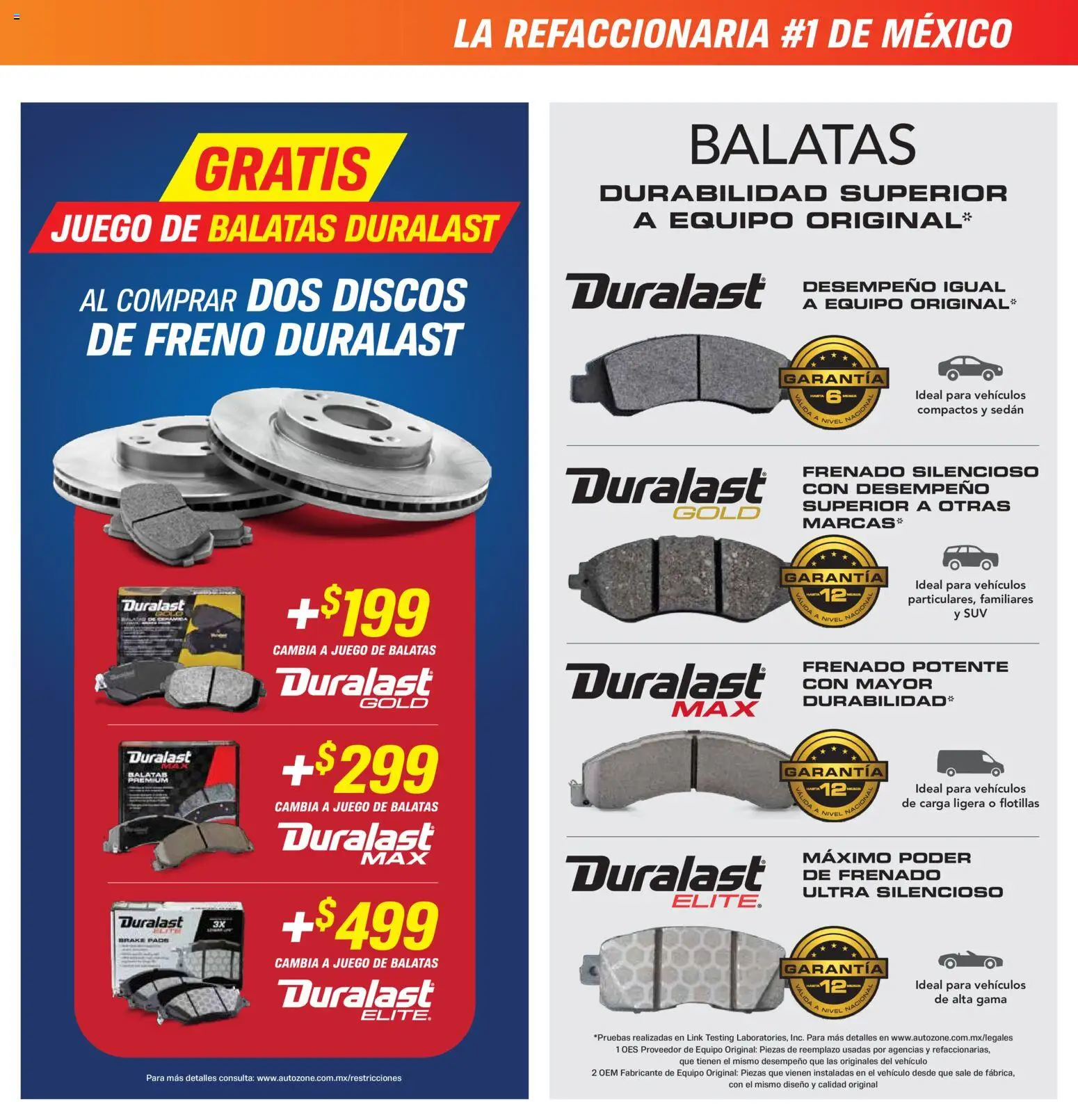 Vista previa las ofertas de la tienda AutoZone - AutoZone catálogo desde el 25/10/2026 