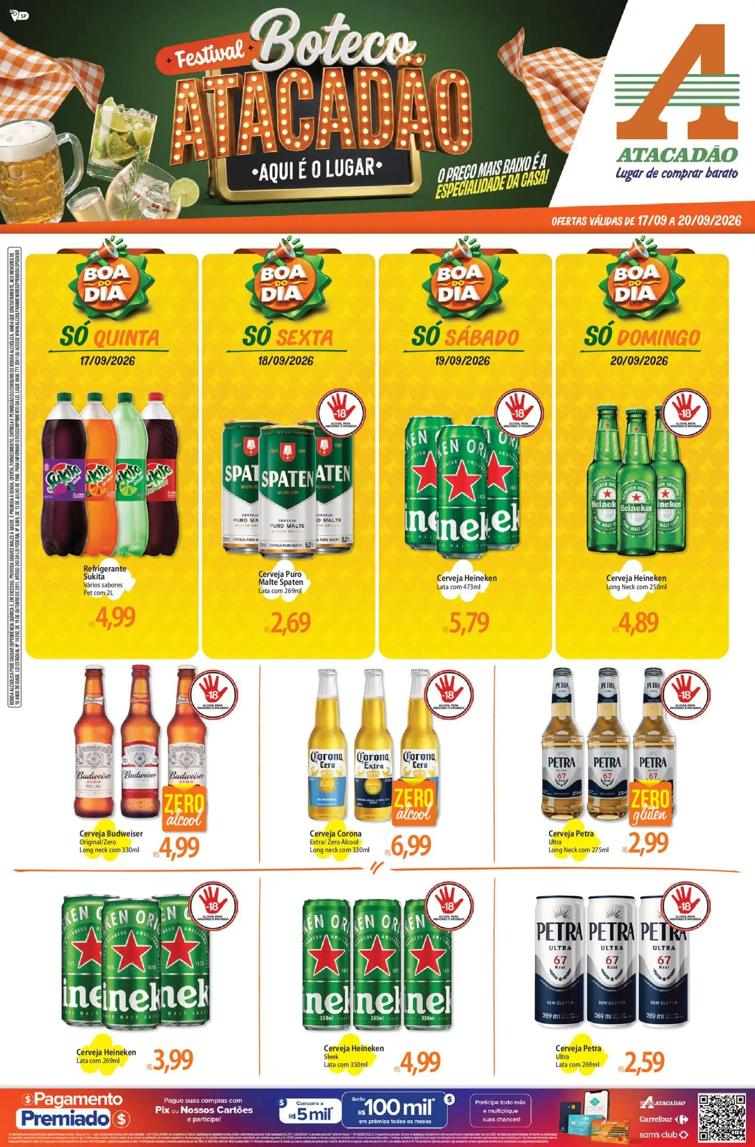 Pré-Visualização do folheto "Atacadão ofertas - SP" da loja Atacadão válido a partir de 17/09/2026