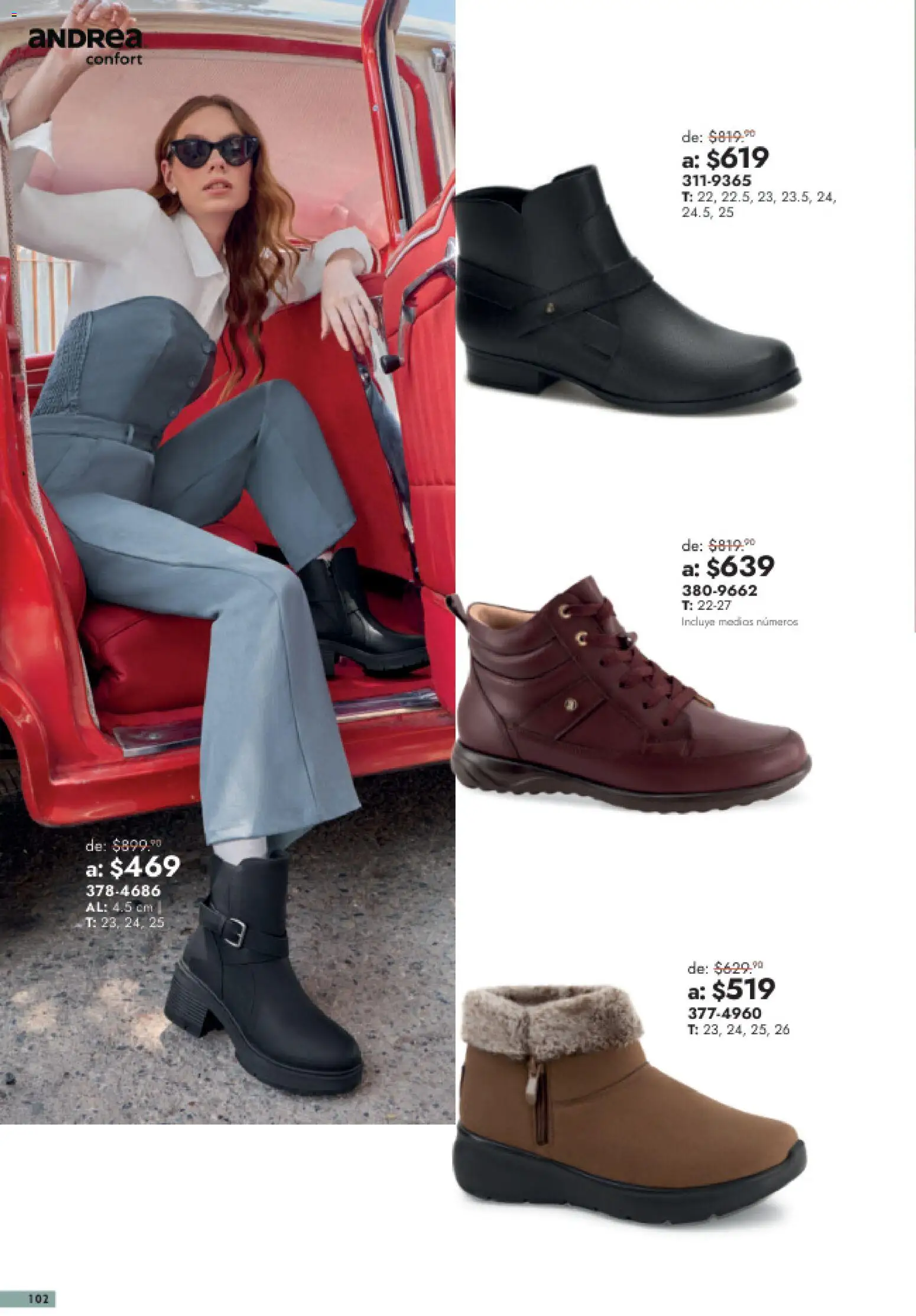 Vista previa las ofertas de la tienda Andrea - Andrea catálogo Outlet desde el 26/07/2026 