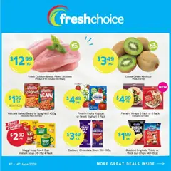 Preview of catalogue FreshChoice catalogue from shop FreshChoice valid 8 Jun 2026
