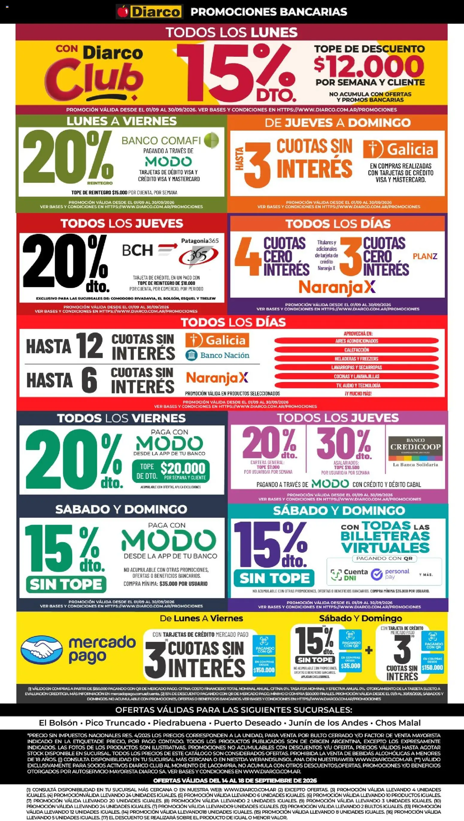 Vista previa del folleto de la tienda Diarco válido desde el 14/09/2026 