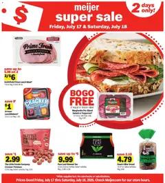Ad Preview of Meijer Meijer Super Sale from 07/17/2026