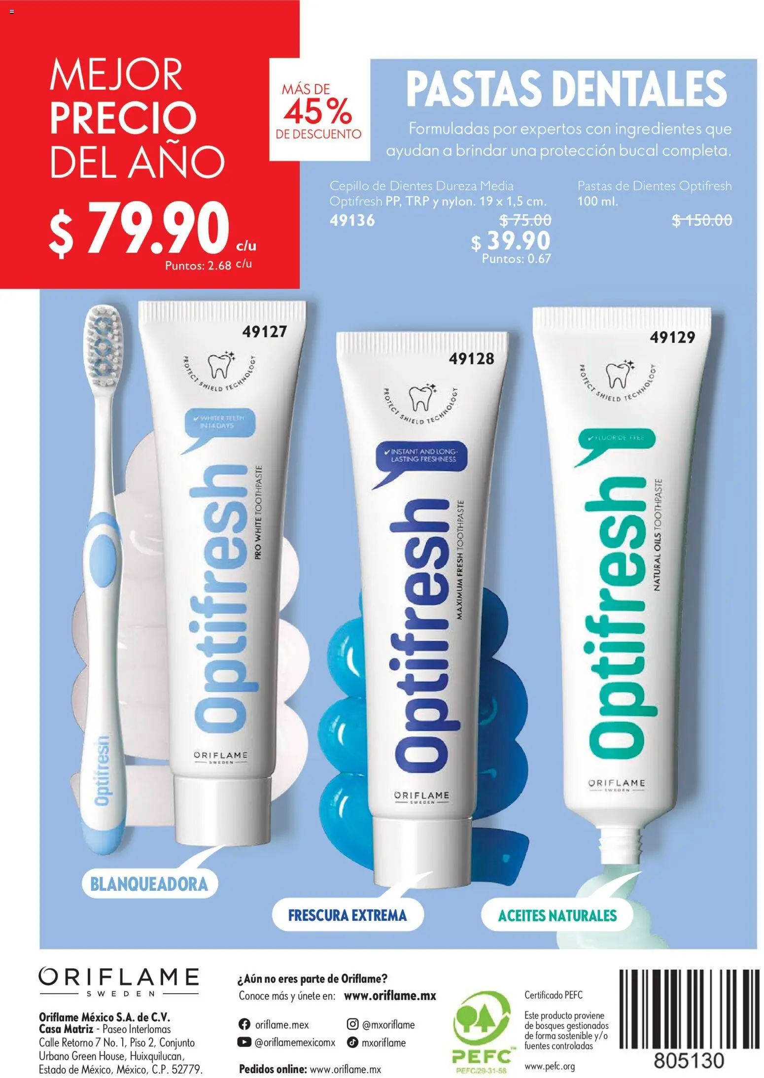 Vista previa las ofertas de la tienda Oriflame - Oriflame campaña 11 2026 desde el 01/08/2026 