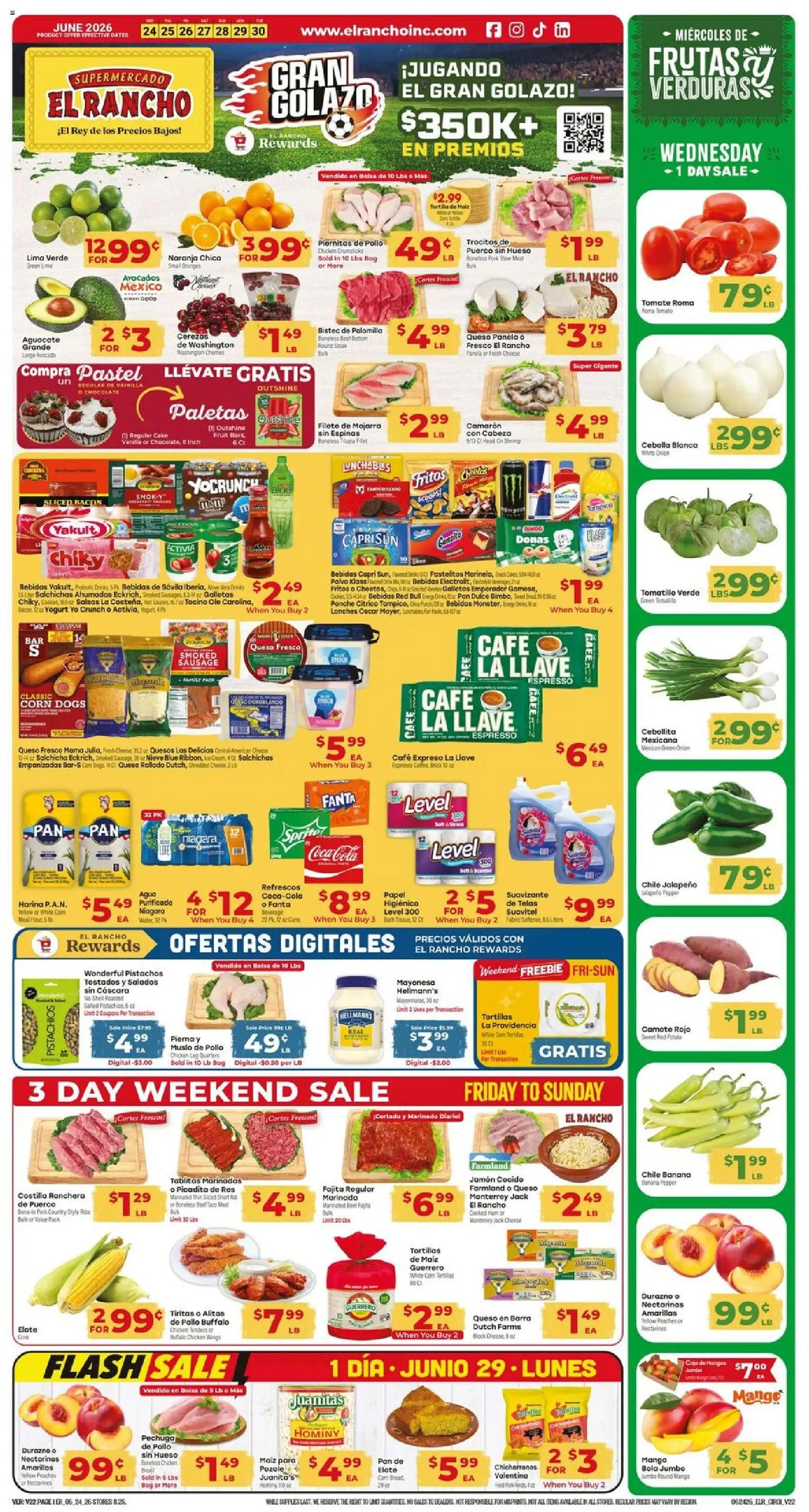 Ad Preview of El Rancho El Rancho Weekly Ad from 06/24/2026