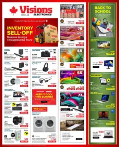 Un aperçu du dépliant Visions weekly flyer / circulaire du magasin Visions est valide à partir 31 juill. 2026